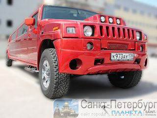   HUMMER H2 CANDY RED -