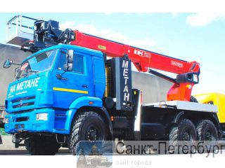 Автовышка Socage T-328 на шасси КамАЗ-43114 (ГБО) Санкт-Петербург