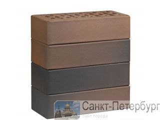 Кирпич керамический облицовочный пустотелый ЛСР Светло-коричневый Флэш гладкий 1НФ, 250*120*65 мм Ки Санкт Петербург