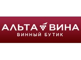 Логотип Альта Вина, винный бутик